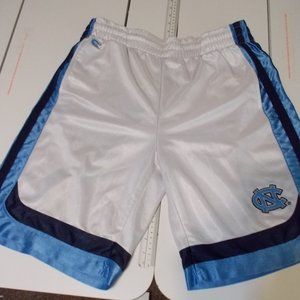 North Carolina Tarheels White and Blue Basketball Shorts
